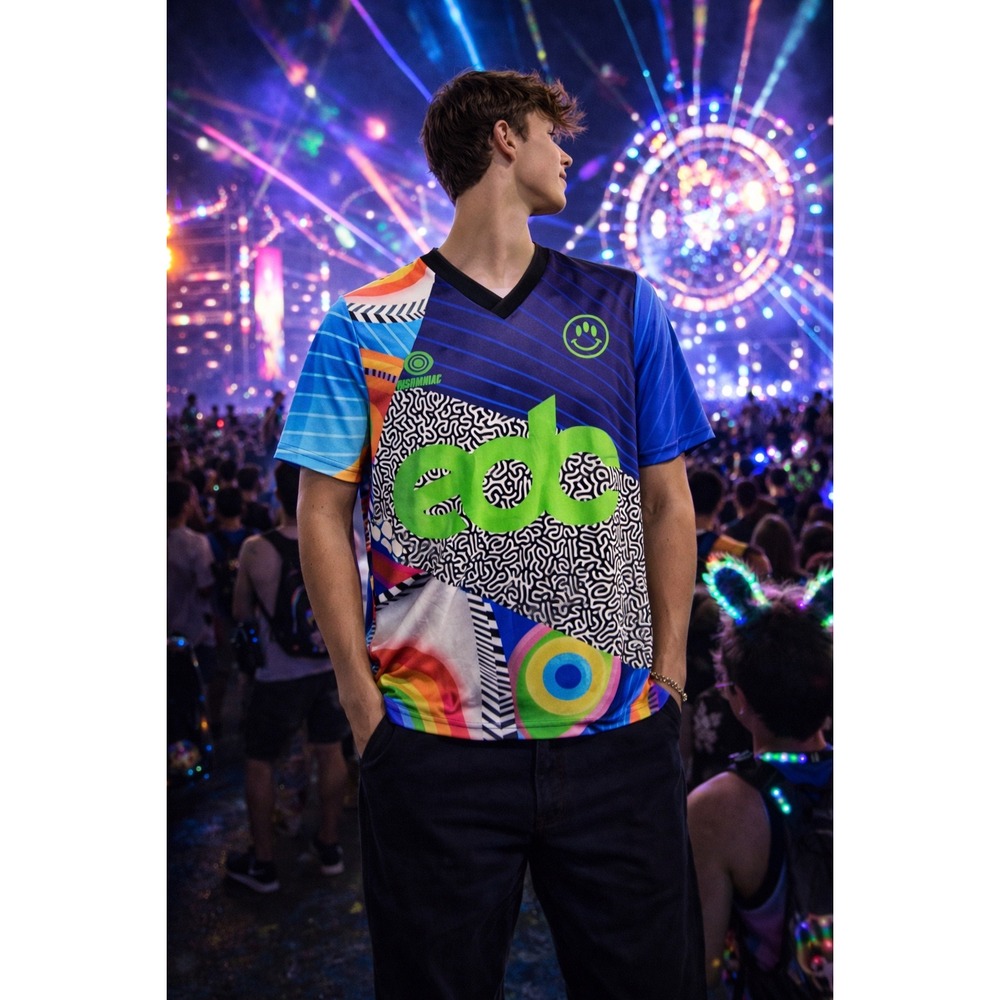 EDC‎ Insomniac Festival Jersey Electric Daisy Carnival Rave EDM Shirt Vegas